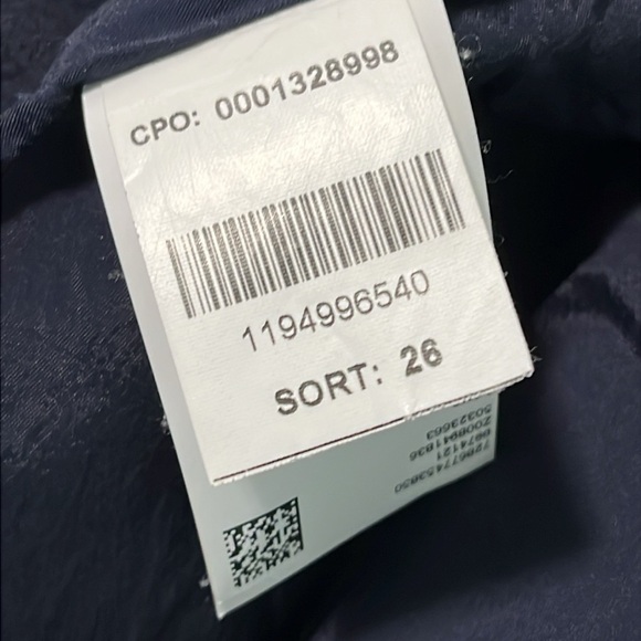 HUGO Hugo Boss Regular Fit Single Breasted Midnight Blue Pinstripe Blazer - Picture 14 of 14